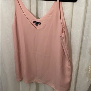 Pink loose tank